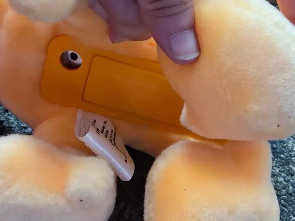 Worlds of Wonder Grubby Worm Teddy Ruxpin Plush